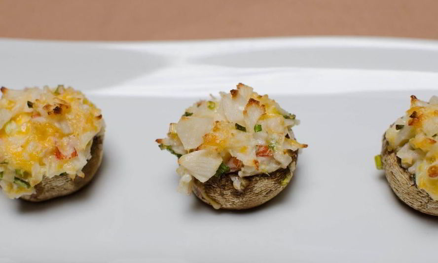 Рецепт шампиньонов фаршированных крабовыми палочками