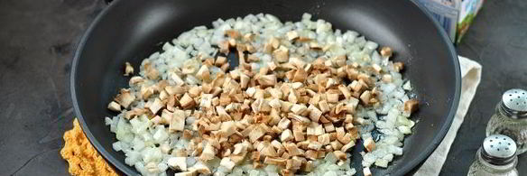 шампиньоны, фаршированные снежным крабом