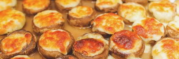 шампиньоны, фаршированные сыром