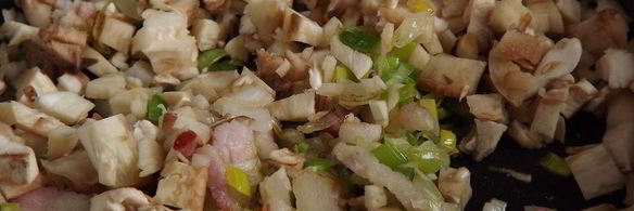 шампиньоны фаршированные ветчиной