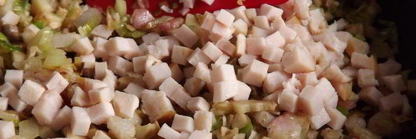 шампиньоны фаршированные ветчиной