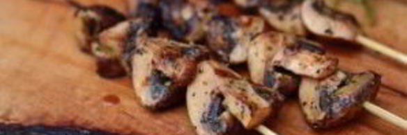 шампиньоны на костре