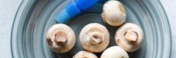 шампиньоны на углях