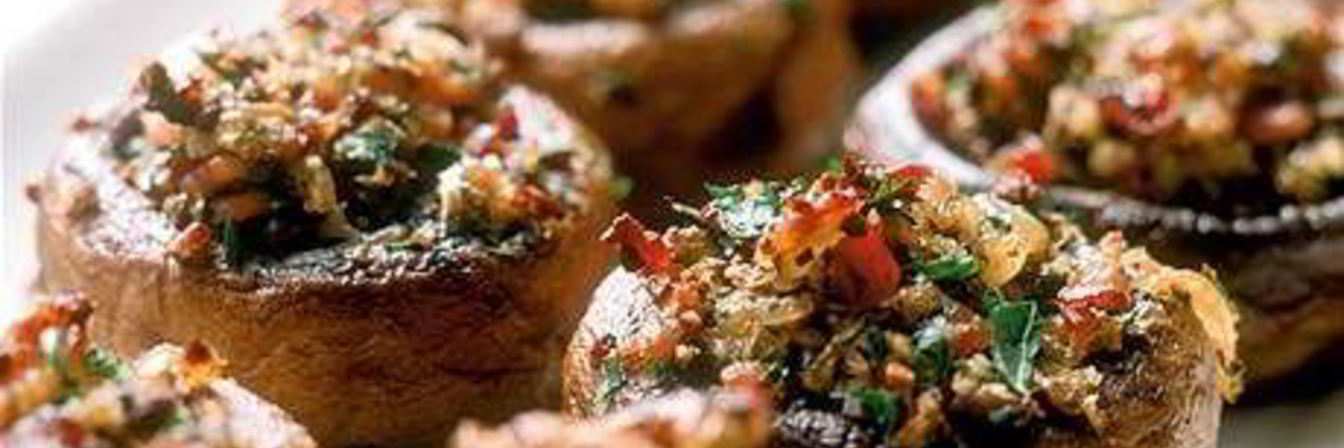 Шампиньоны с начинкой