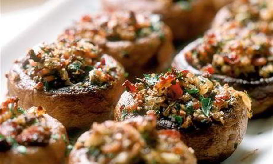 Рецепт шампиньонов с начинкой