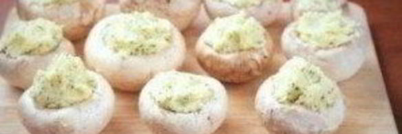 шампиньоны с сыром и чесноком в духовке