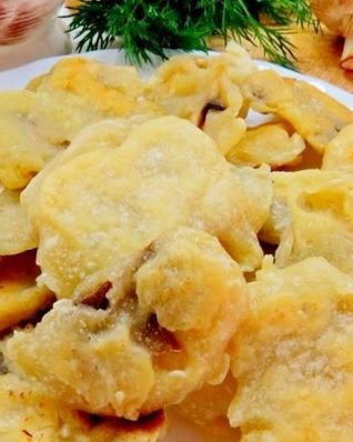 Шампиньоны в хрустящем кляре