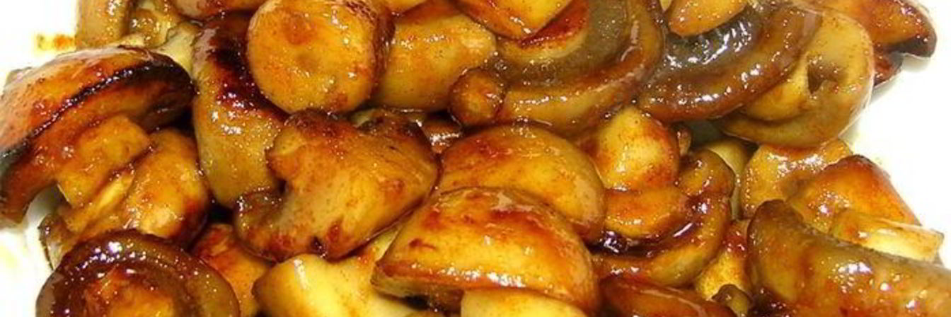 Шампиньоны в воке