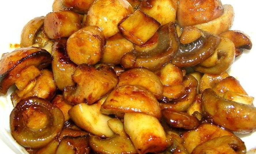 Рецепт шампиньонов в воке