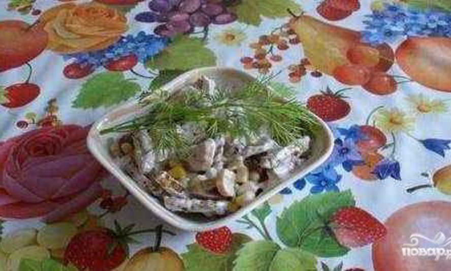 Рецепт шампиньонов