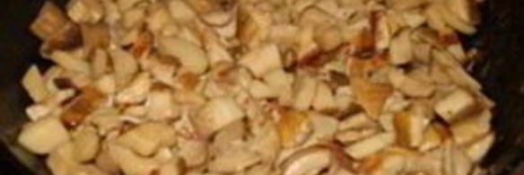 тушеные белые грибы