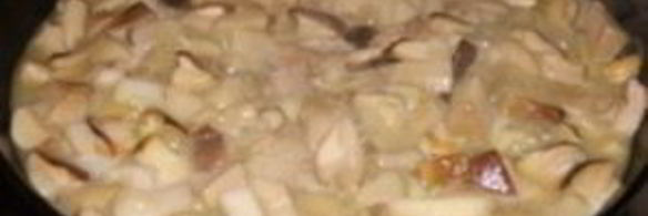 тушеные белые грибы