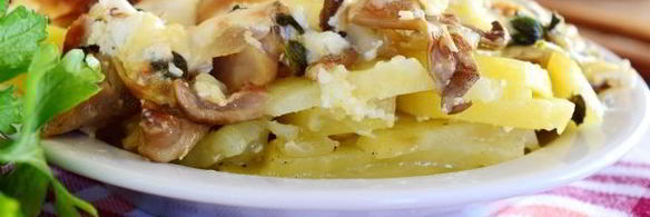 вешенки с картошкой в духовке