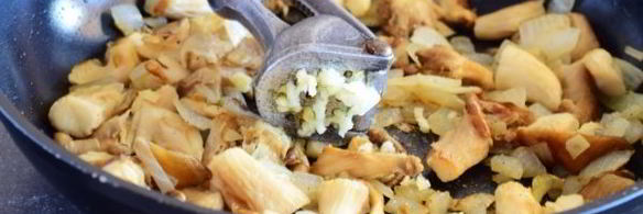 вешенки с картошкой в духовке