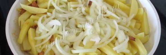 вешенки жареные с картошкой