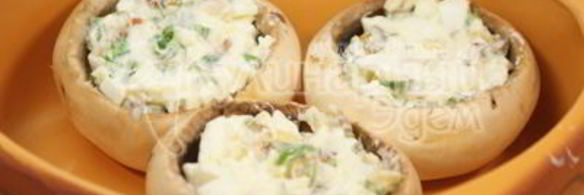 запеченные шампиньоны