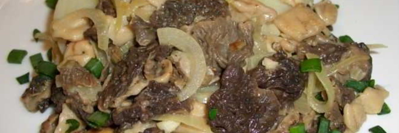 Жареные сморчки