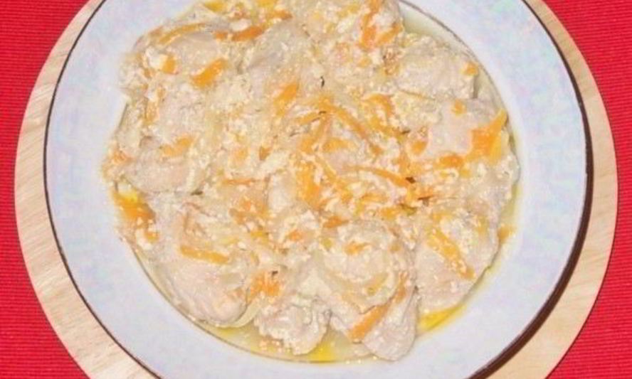 Рецепт быстрого сливочного гуляша из курицы