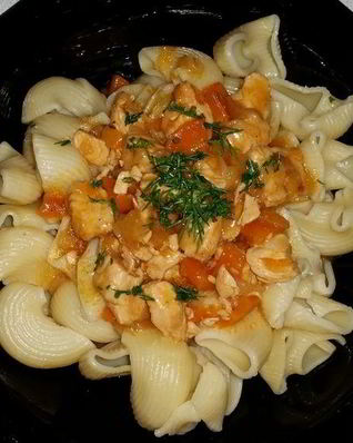 Гуляш из филе индейки