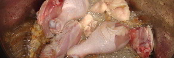 гуляш из красной фасоли и курицы