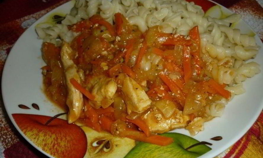 Рецепт гуляша из куриной грудки