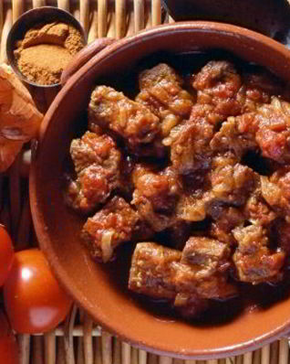 Гуляш из лосятины