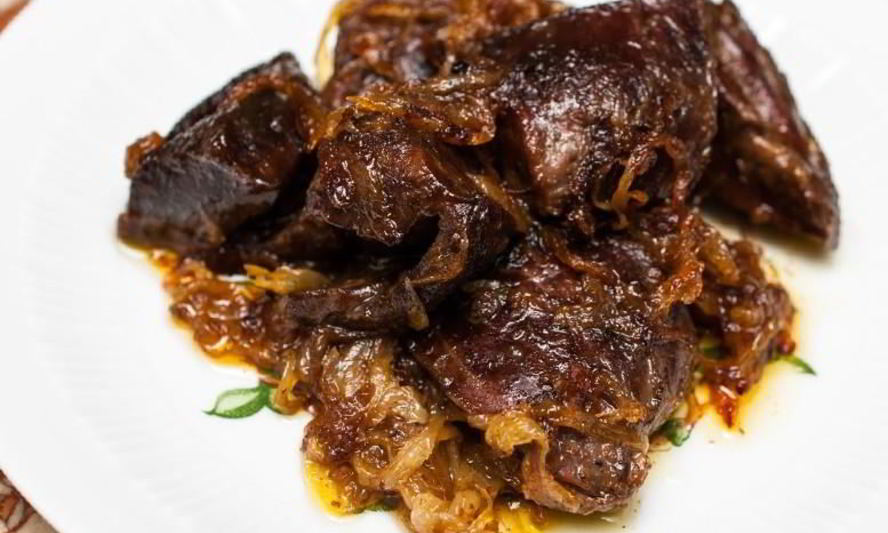 Рецепт гуляша из сердца