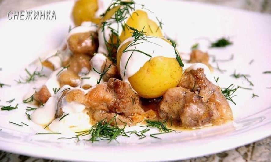 Рецепт гуляша из свинины с красным вином