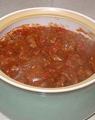 Гуляш из свинины в духовке