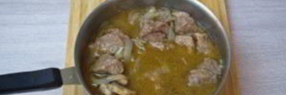 гуляш с баклажанами