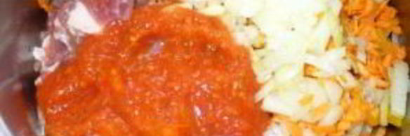 гуляш с подливой