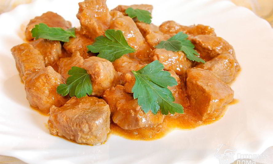 Рецепт мясного гуляша