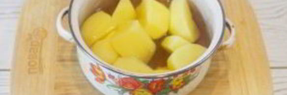 картофельное пюре с беконом и сыром