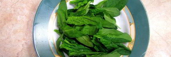 картофельное пюре со шпинатом