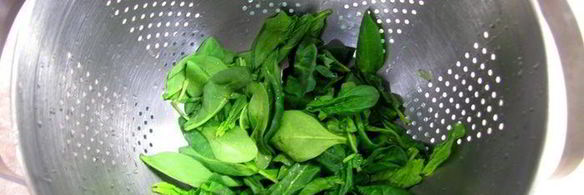 картофельное пюре со шпинатом