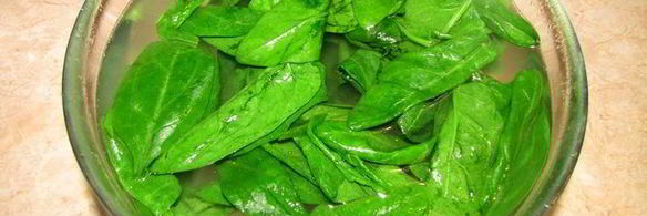 картофельное пюре со шпинатом