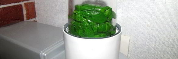 картофельное пюре со шпинатом