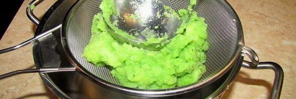 картофельное пюре со шпинатом