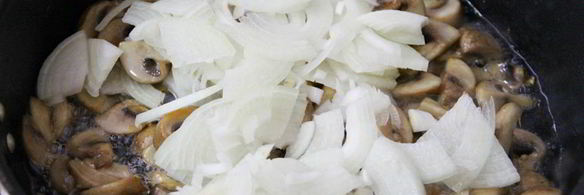 картофельные ньокки с грибами