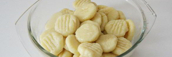 картофельные ньокки с грибами