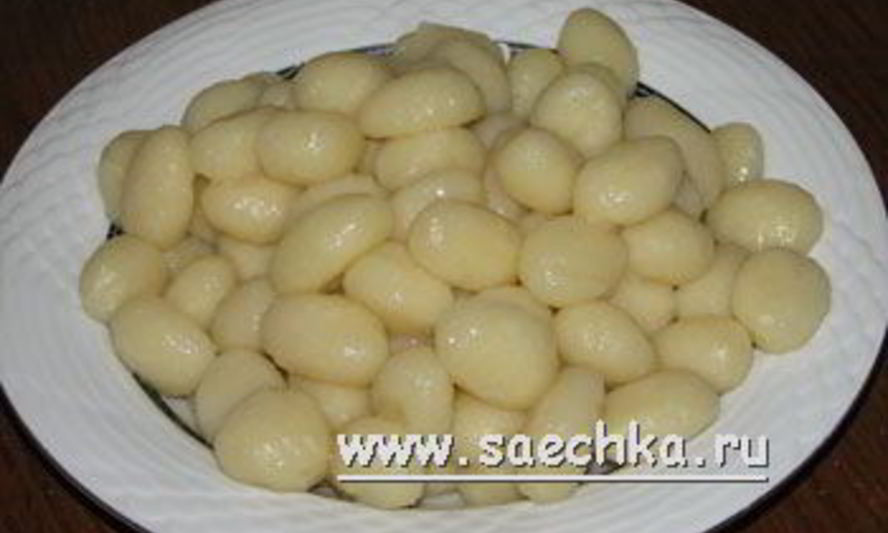 Рецепт картофельных ньокков