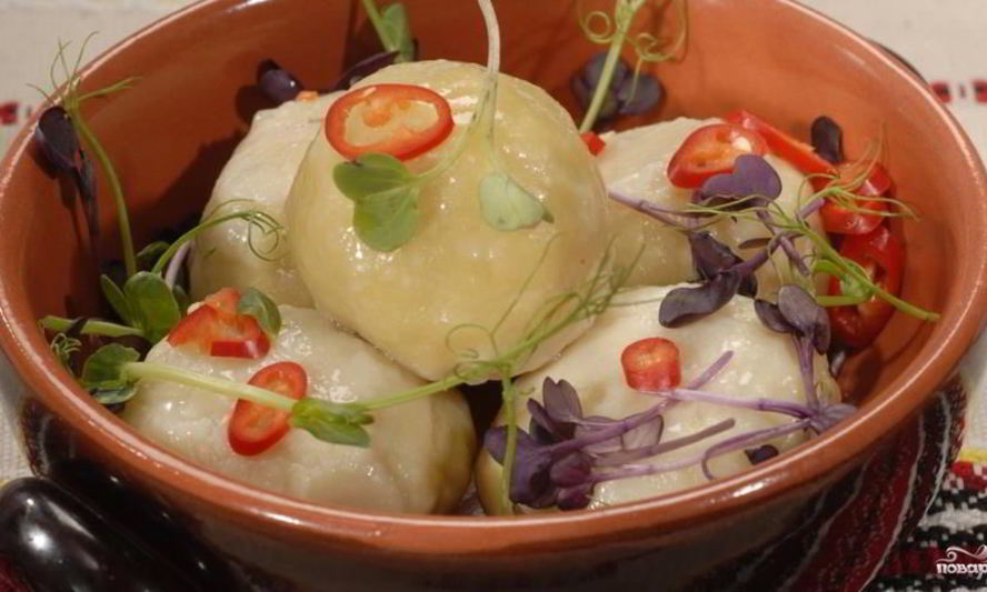 Рецепт клецек со свининой