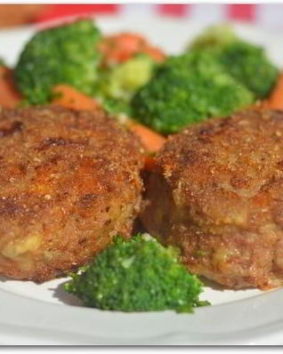 Говяжьи котлеты с сыром