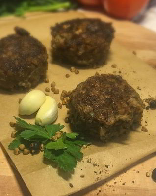 Гречневые котлеты с грибами