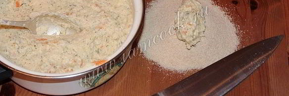 капустные котлеты с манкой