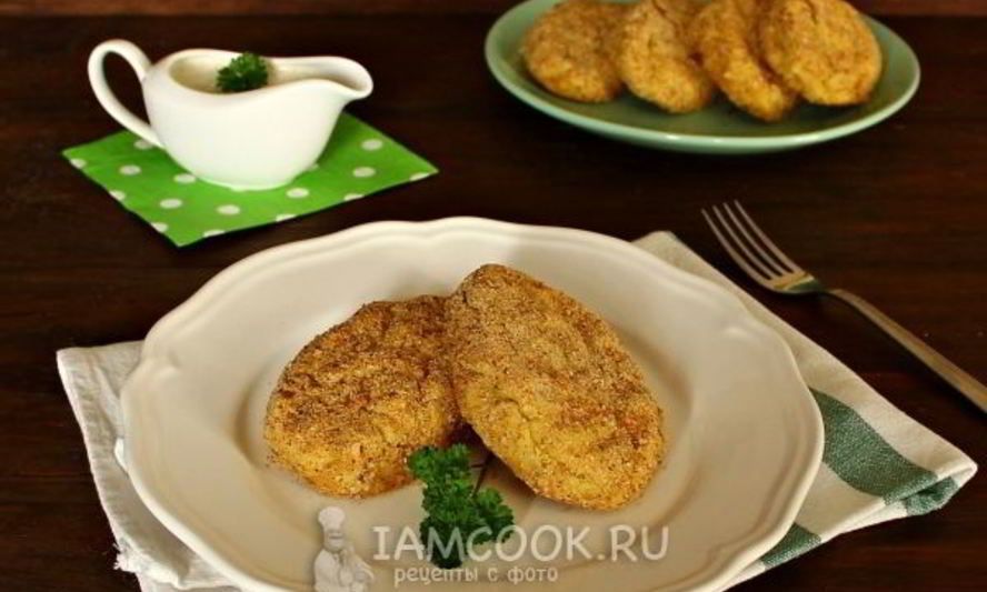 Рецепт картофельных котлет в духовке