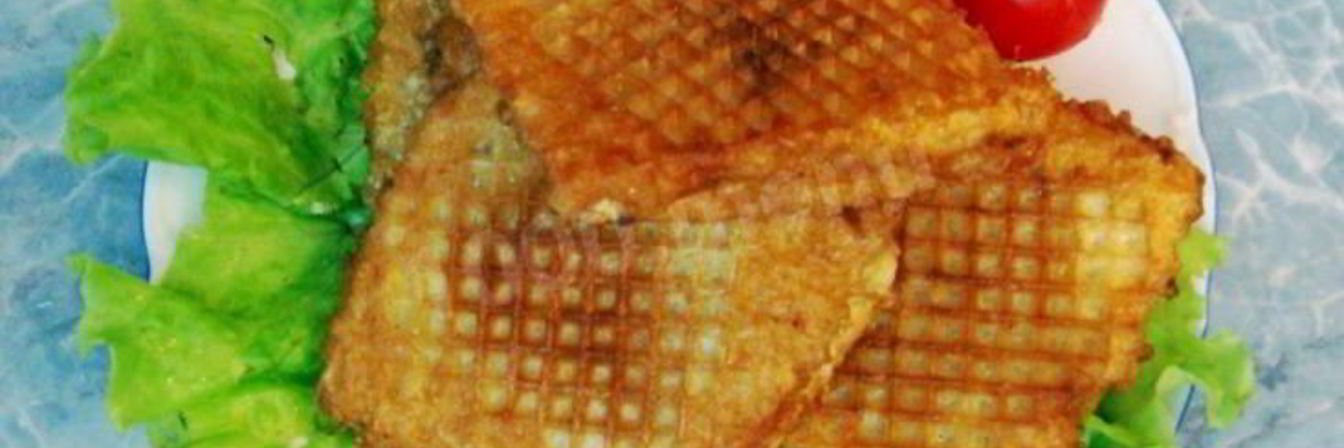 Котлета в вафле