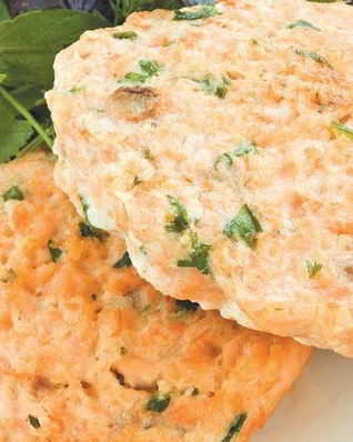 Котлеты из фарша лосося