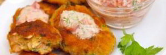 котлеты из фарша лосося