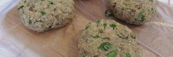 котлеты из печеного баклажана